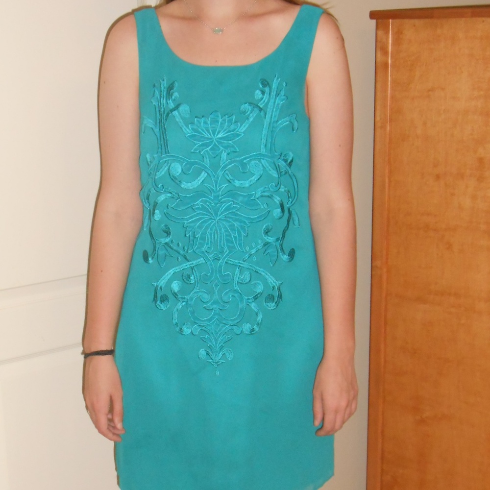 Turquoise Dress - Picture 4 of 5